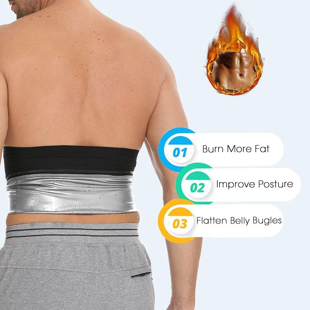 Sauna Waist Trimmer Belt for Men-ifeelyoubaby